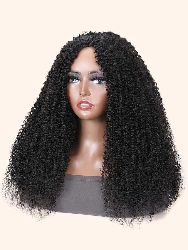 UNice New U Part Kinky Curly Glueless 0 Skill Needed Wig