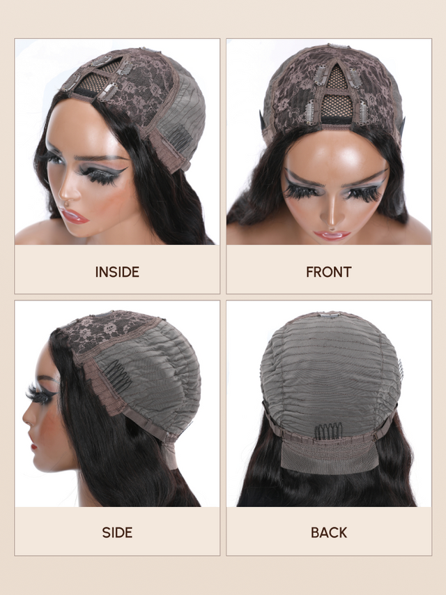 UNice New U Part Kinky Curly Glueless 0 Skill Needed Wig