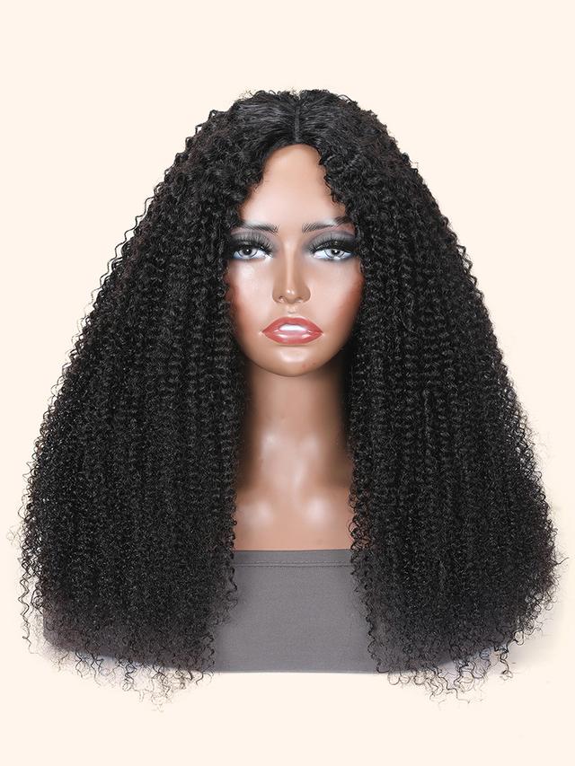 UNice New U Part Kinky Curly Glueless 0 Skill Needed Wig