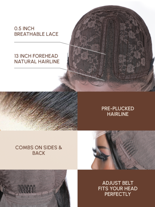 [22"=$89] 13x5 T Part Lace Wig Body Wave Wig Shadow Root Blonde Highlight Bouncy Hair