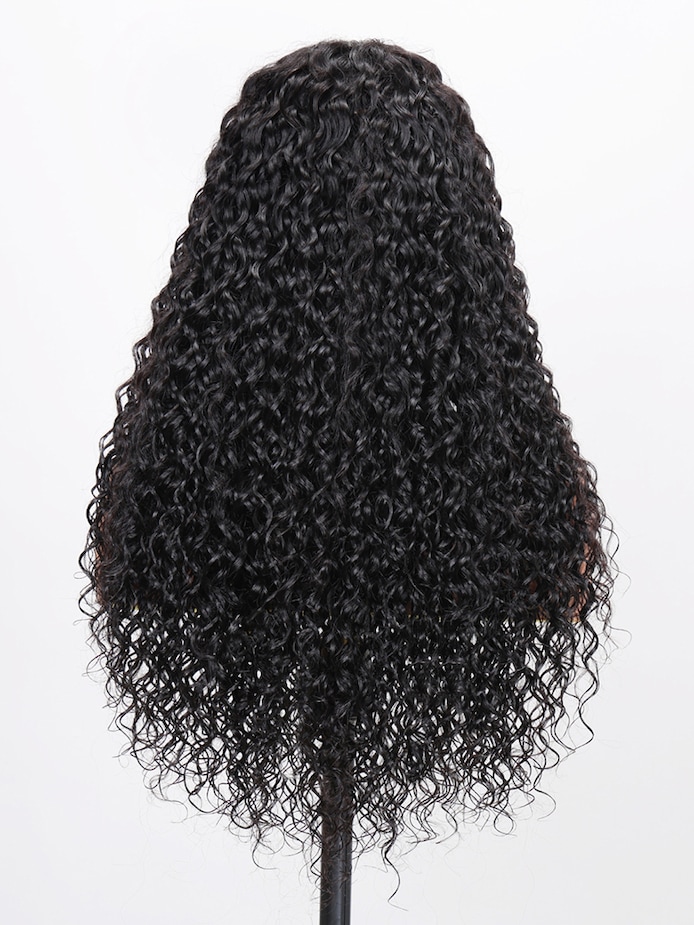 UNice 6x4.5 Pre Cut Lace Wear Go Black Water Wave Air Wig