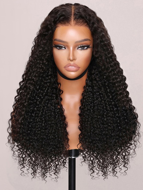 UNice Latest Bye-Bye Knots Wig 7x5 Glueless Lace Curly Wig With Bleached Invisible Knots 180% Density