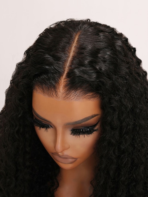 UNice Latest Bye-Bye Knots Wig 7x5 Glueless Lace Curly Wig With Bleached Invisible Knots 180% Density
