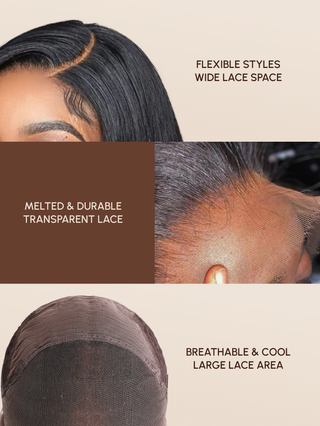 UNice Burnt Orange 13x4 Lace Front Wig With Butterfly Wolf Layered Cut