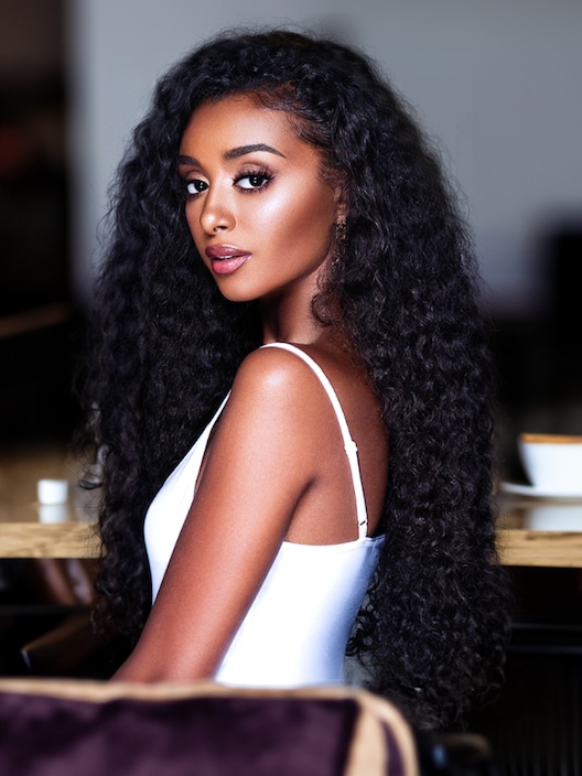 UNice Hair 4 Bundles Human Deep Wave With Lace Frontal