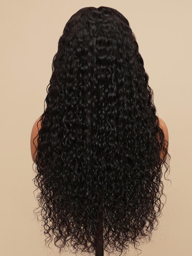 7x5 Bye-Bye Knots™ Wig Quick Glueless Wet & Wavy Water Wave Invisible Knots Wig