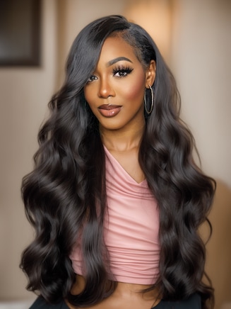 UNice Beginner Friendly V Part Body Wave Wig No Leave Out Thin U Part