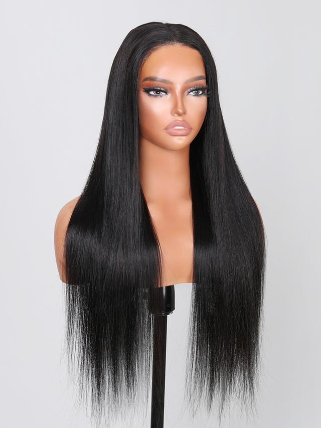 13x4 Ear To Ear Pre-cut Lace Pre-Everything Lace Front Straight Wig Pre-Everything Wig