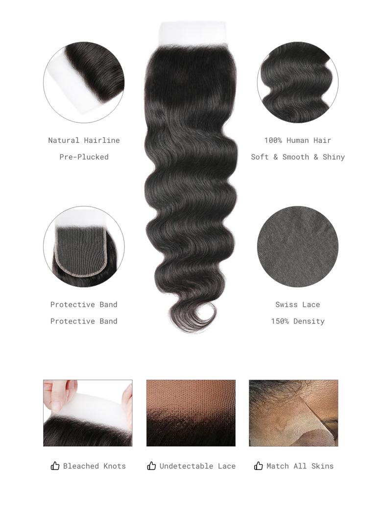 free part lace closure