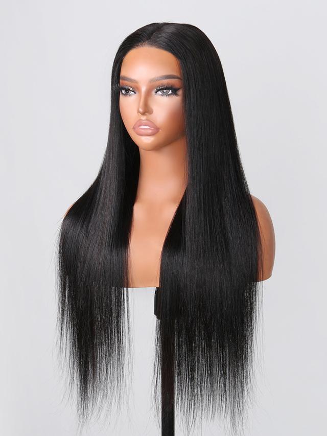 13x4 Ear To Ear Pre-cut Lace Pre-Everything Lace Front Straight Wig Pre-Everything Wig