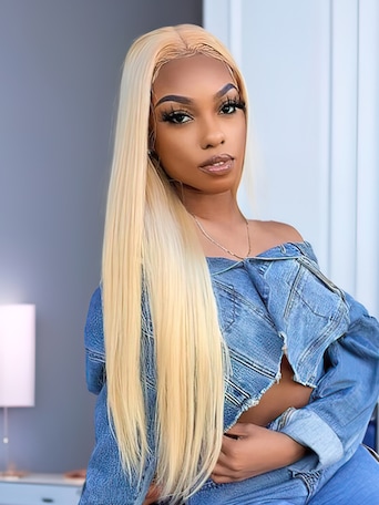 UNice Hair 613 Blonde Virgin Human Hair Extension Bundles 10-24 Inch 3PCS Straight Hair