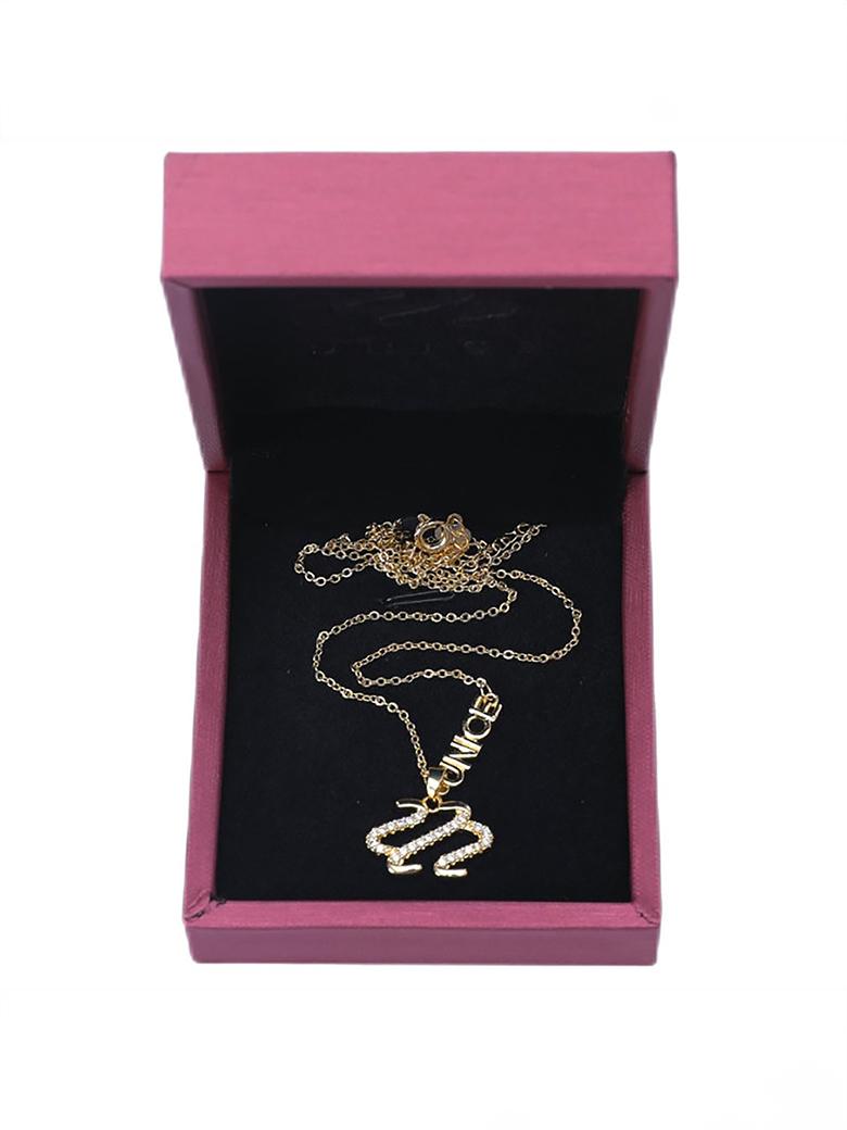 UNice Free Gifts Customized Sterling Golden Silver Necklace