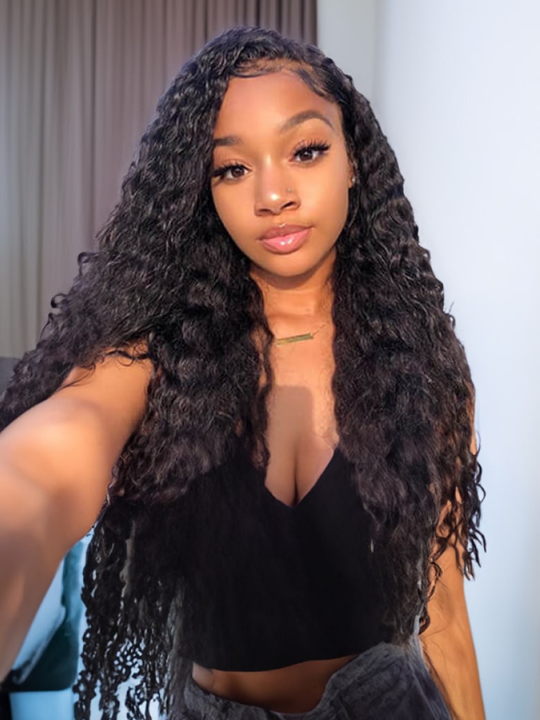 UNice Hair Icenu Series 1 Pieces Deep Wave Human Virgin Hair Weaving