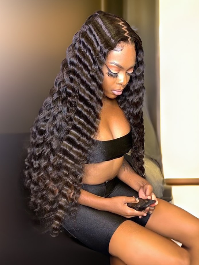 deep wave sew in