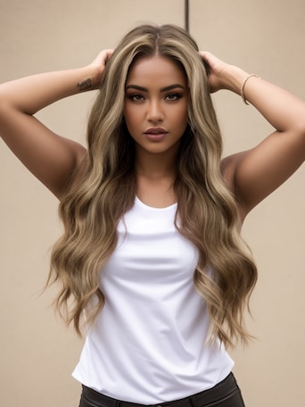 MALIA- 22' LACE FRONT BODY WAVE HUMAN HAIR WIG
