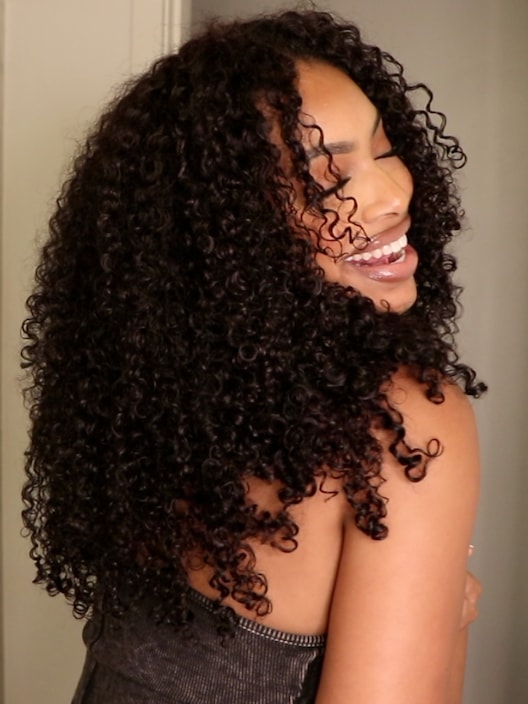 Glueless Ready To Wear Breathable U Part Curly Wig