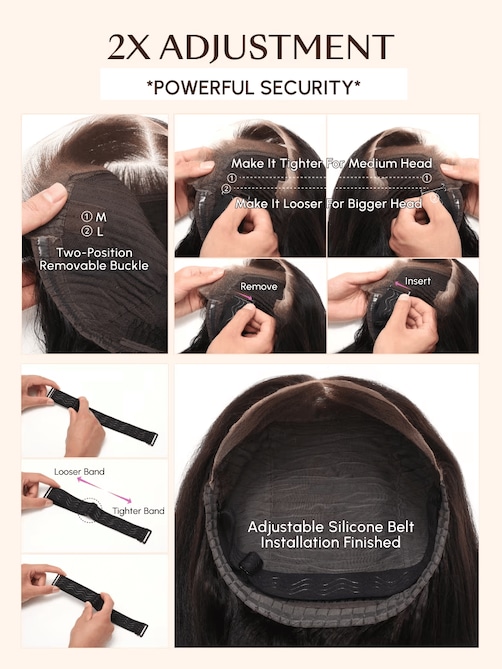 13x4 Pre-Everything Lace Front Wig Espresso Brown With Highlights Loose Wave 150% Density