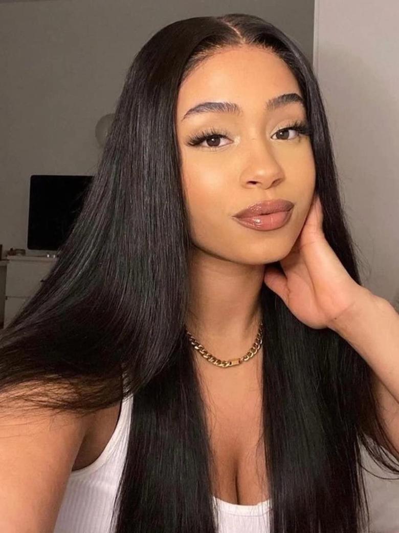 
    UNice Hair 4 Bundles Peruvian Straight Virgin Human Hair Extensions