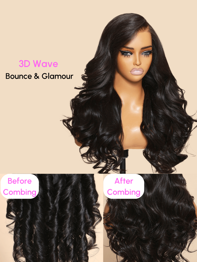 Bye Bye Knots Wig 7x5 Glueless Lace Balayage Highlight Body Wave Wig 150% Density