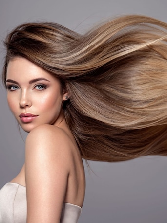 UNice Ash Blonde & Strawberry Blonde Ombre Human Hair Clip In Extension