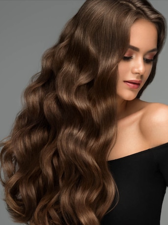 UNice Chocolate Brown Human Hair Clip In Extension