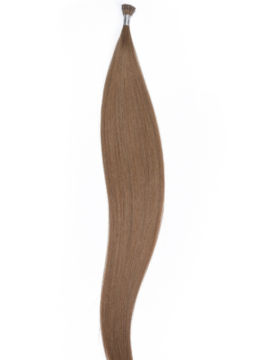 UNice Ash Brown Human Hair I Tip Extension