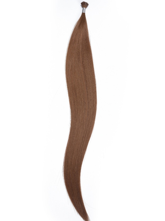 UNice Almond Brown Human Hair I Tip Extension