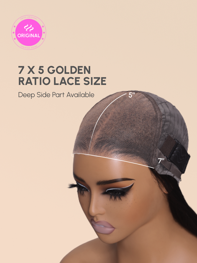 Bye Bye Knots Wig 7x5 Glueless Lace Black Yaki Wig With Bleached Knots