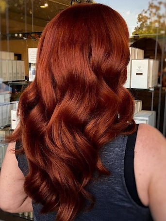 UNice Vibrant Red Human Hair I Tip Extension