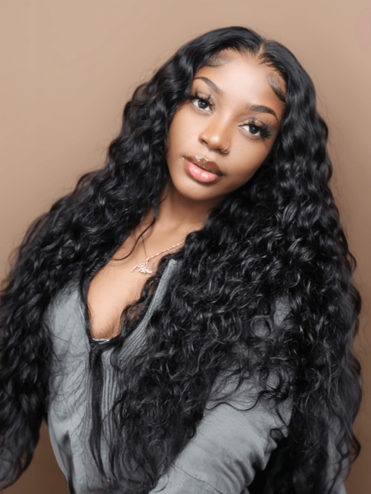 UNice Bye-Bye Knots Wig 7x5 Water Wave Quick Glueless Lace Invisible Knots Wig