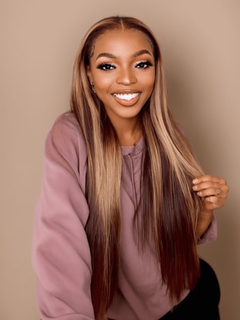 UNice Blonde Highlight Piano Color Silky Straight Hair 3 Bundles Deal