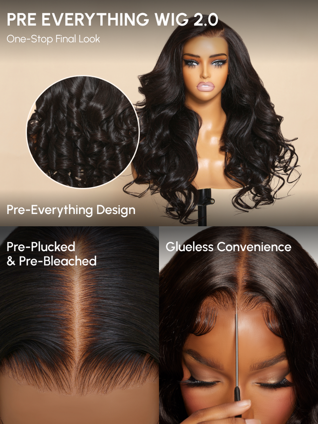 13x4 Ear To Ear Pre-cut Lace Pre-Everything Lace Front Straight Wig Pre-Everything Wig