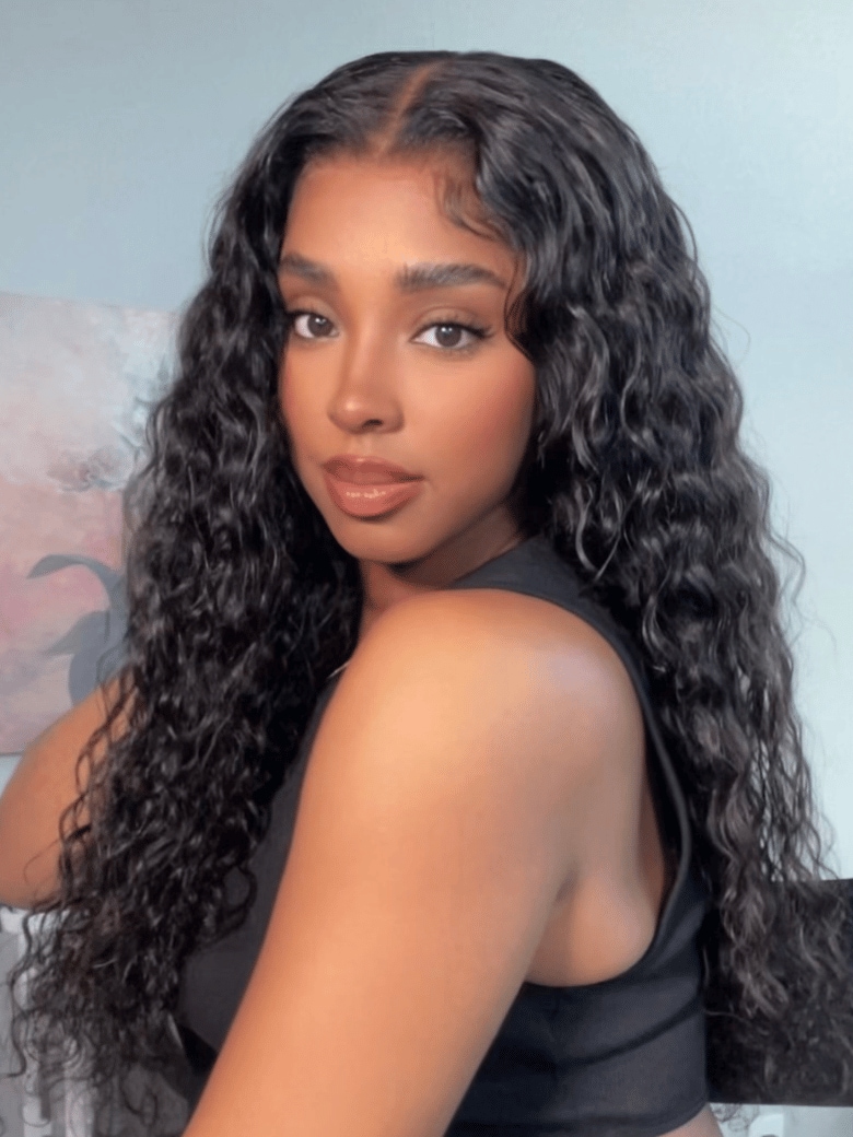 UNice Bye Bye Knots Glueless Beginner Water Wave Lace Wig