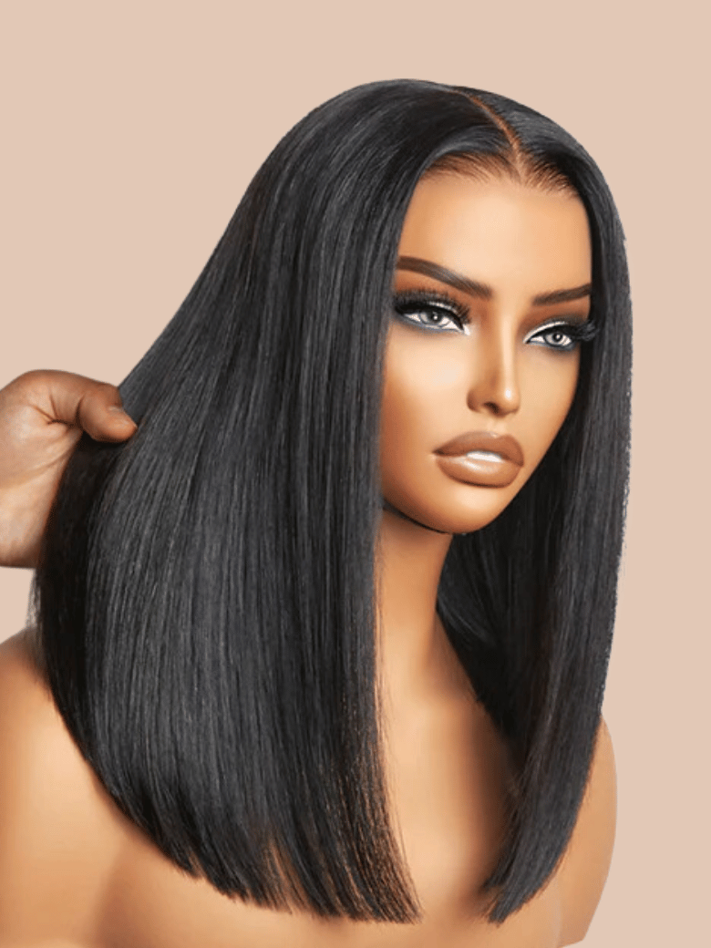 14 inch human hair wig