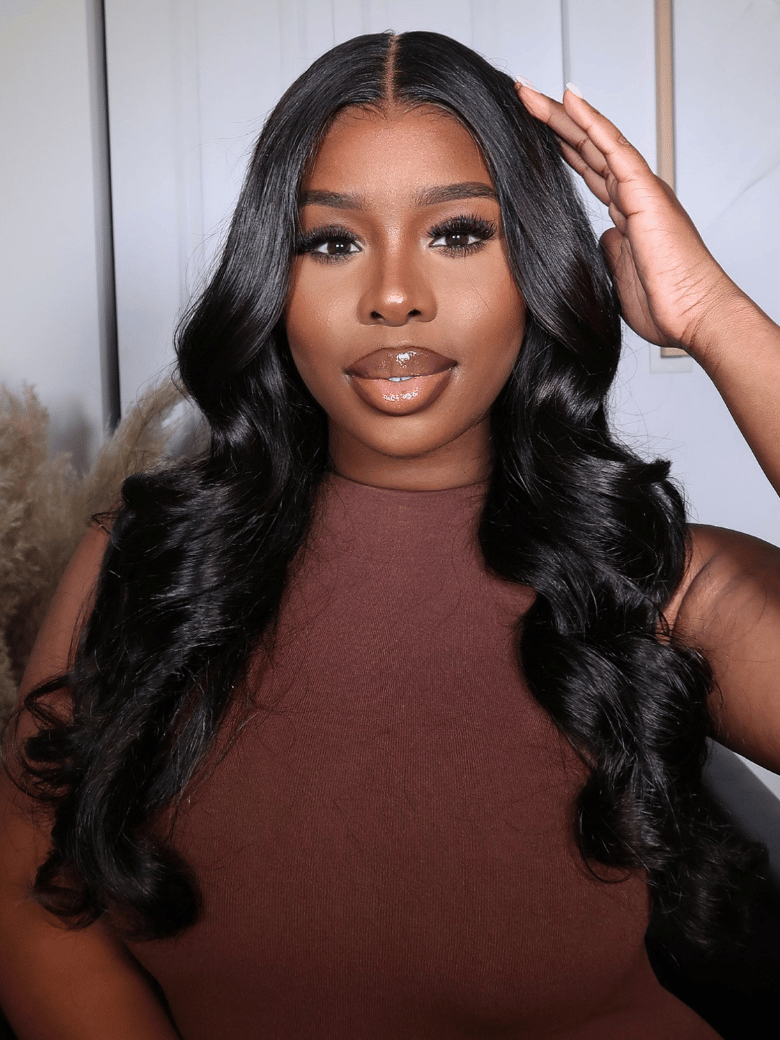 5x5 HD BlendAway Pre Cut Lace Closure Glueless Body Wave Affordable Wig with ByeBye-Knots Match All Skin Tones