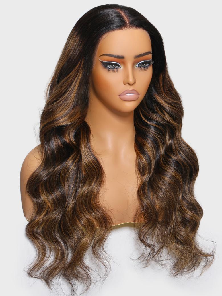 
    UNice 13x4 Lace Frontal Balayage Highlights Body Wave Pre-Everything Wig