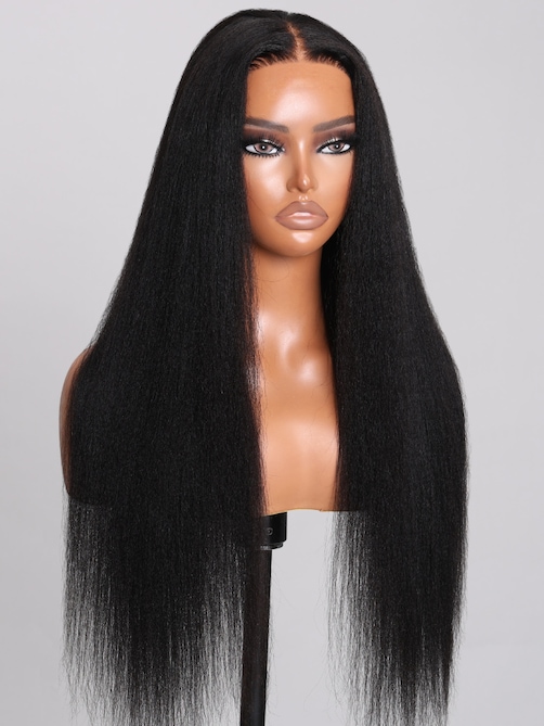 UNice 5x5 Thin HD BlendAway Lace Closure Glueless Yaki Wig