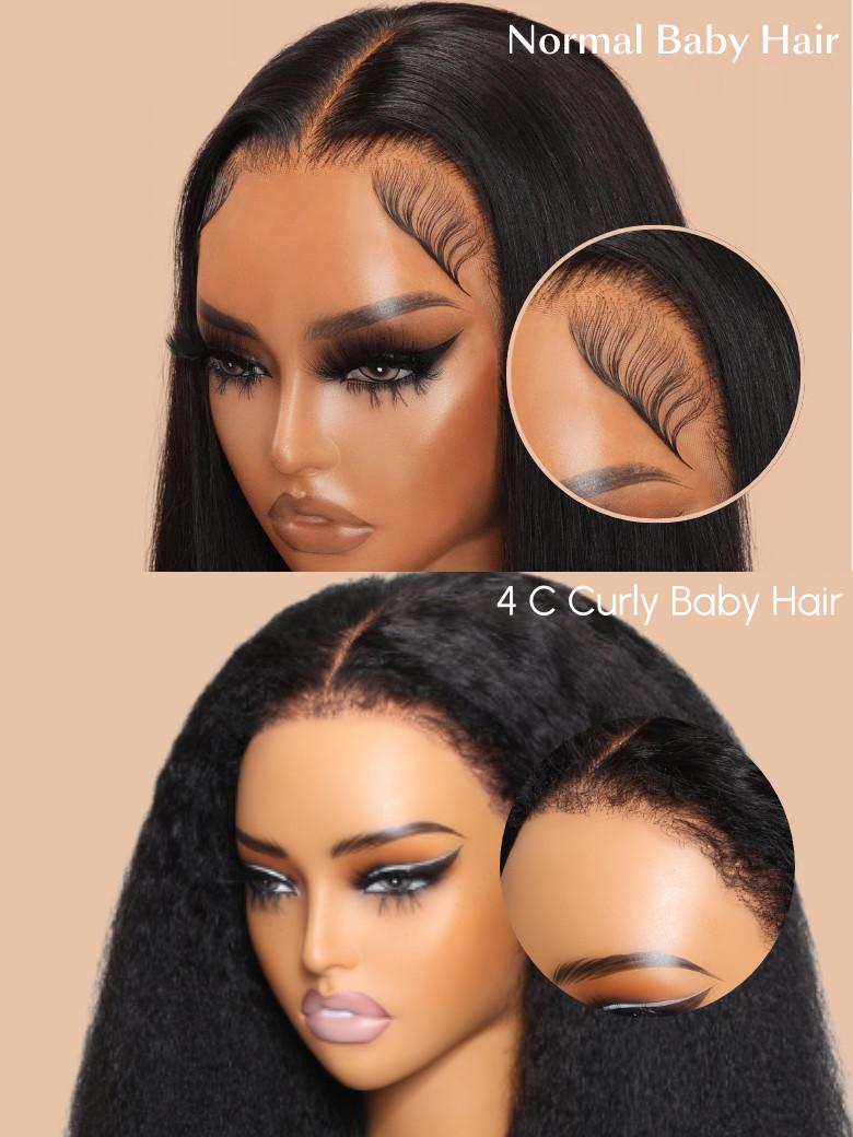 7x5 Bye-Bye Knots Wig 150% Density Jerry Curly Wig With Bleached Invisible Knots