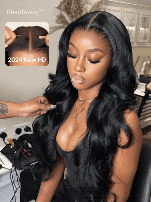 5x5 HD BlendAway™ Pre Cut Lace Closure Glueless Body Wave Affordable Wig with ByeBye-Knots Match All Skin Tones 150% Density