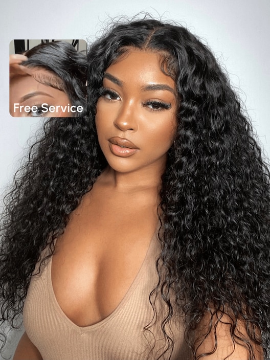 [FB] UNice Bye-Bye Knots™ Wig 7x5 Quick Glueless & HD Lace With Free Baby Hair Service Wet & Wavy Water Wave Invisible Knots Wig