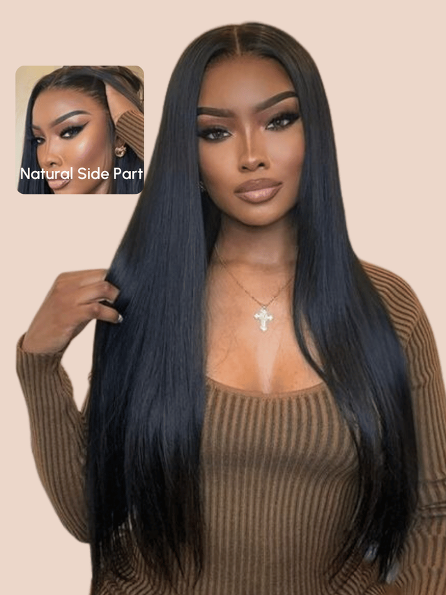 13x4 Ear To Ear Pre-cut Lace Pre-Everything Lace Front Straight Wig Pre-Everything Wig