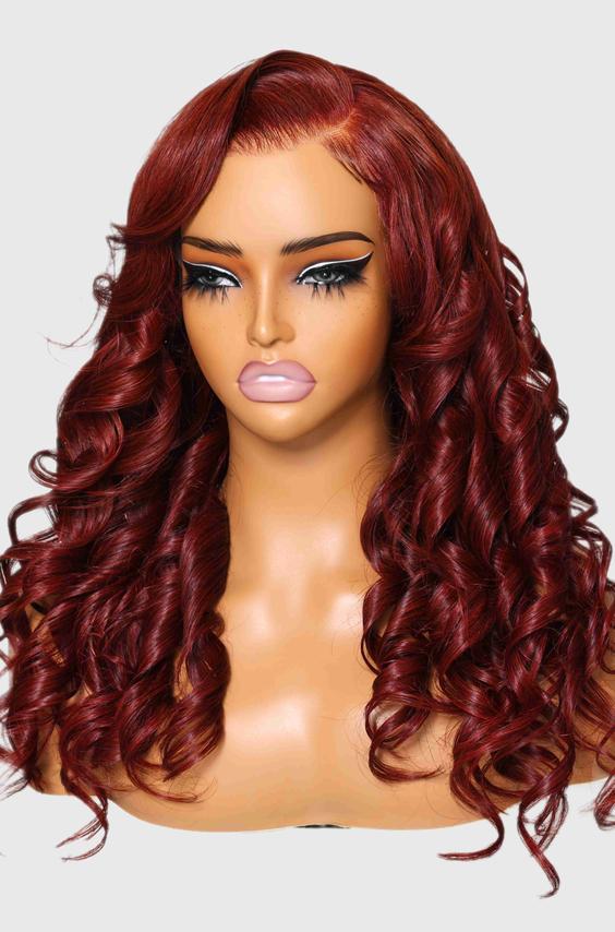 UNice 13x4 Pre-Cut Lace Front Reddish Brown Body Wave Wig Pre-Everything Wig