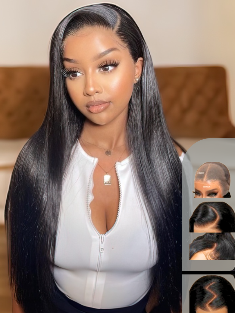 Bone Straight Human Hair Wigs