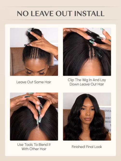 UNice Beginner Friendly EasiContour & Hand Tied V Part Kinky Curly Wig Glueless Protective Wig 150% Density