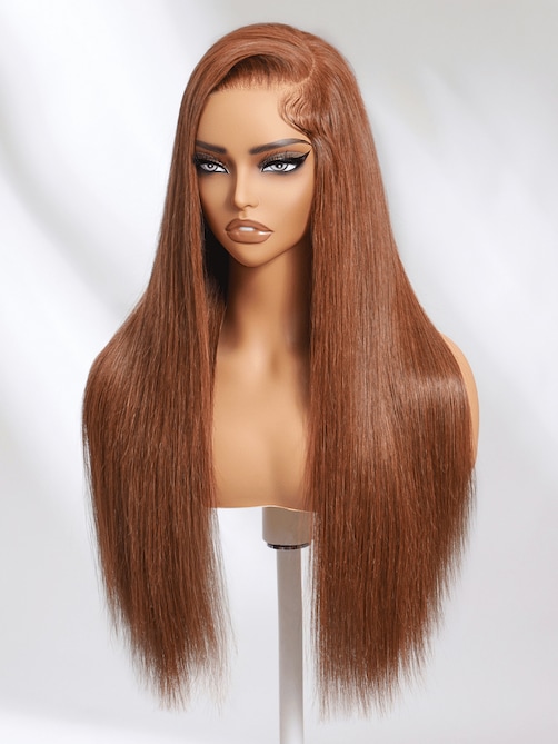 [24"=$209]UNice 13x4 Pre-Everything Lace Frontal Cowboy Copper Straight Wig