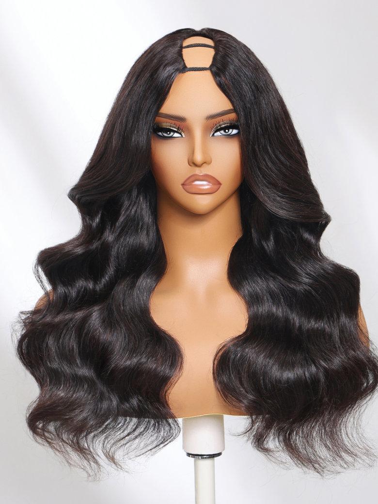 
    UNice Body Wave U Part / V Part Hair Wig‎ Natural Color Wigs For Women