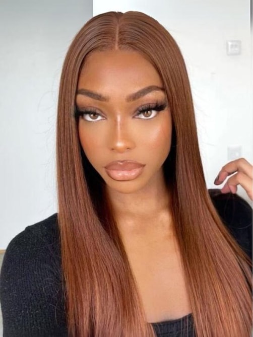 [24"=$209]UNice 13x4 Pre-Everything Lace Frontal Cowboy Copper Straight Wig