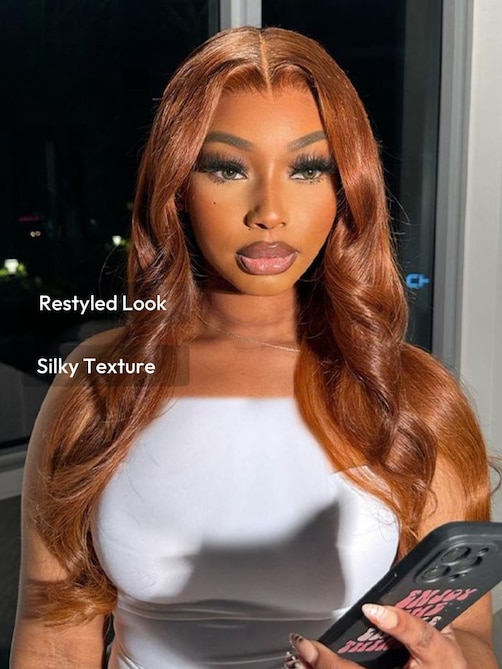 [24"=$209]UNice 13x4 Pre-Everything Lace Frontal Cowboy Copper Straight Wig