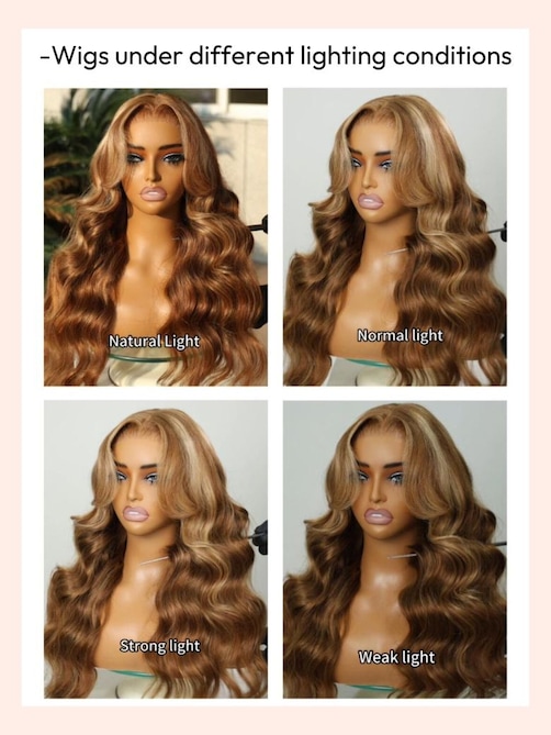 ByeBye Knots Wig Pre-Cut 7x5 Lace Honey Blonde Body Wave Wig With Bleached Clean Knots