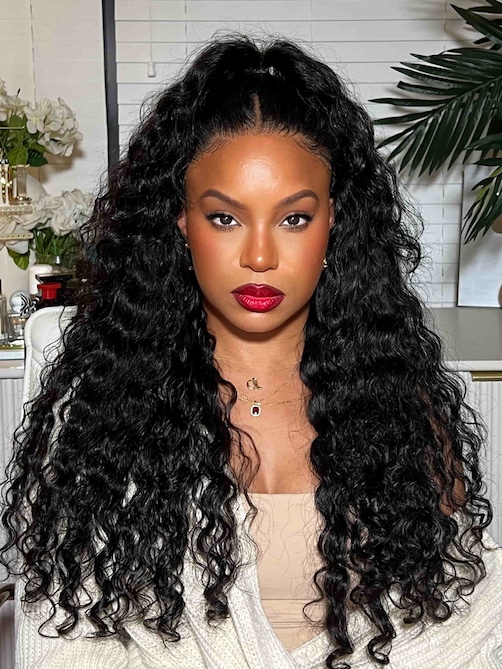 UNice 7x5 Bye-Bye Knots™ Wig Quick Glueless & HD Lace Wet & Wavy Water Wave Invisible Knots With Invisi Drawstring With Baby Hair